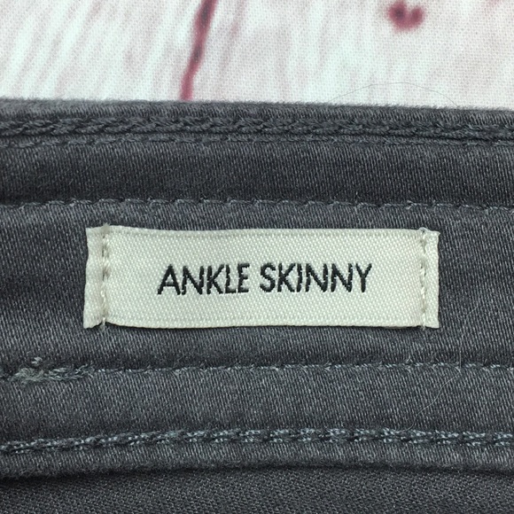 ➡️CK Jeans Gray Ankle Skinny Jean Size 4x25” - Picture 2 of 12